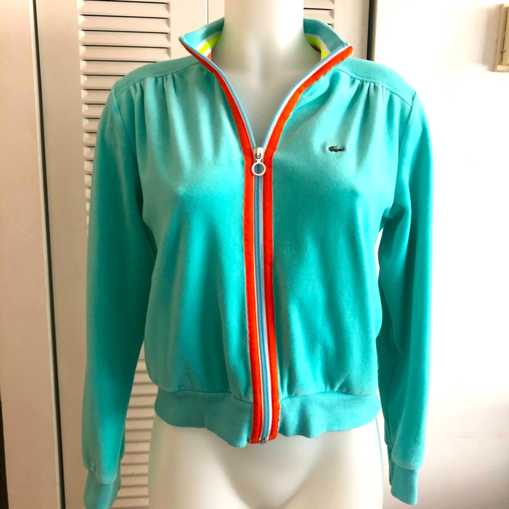Vintage Lacoste velour jacket